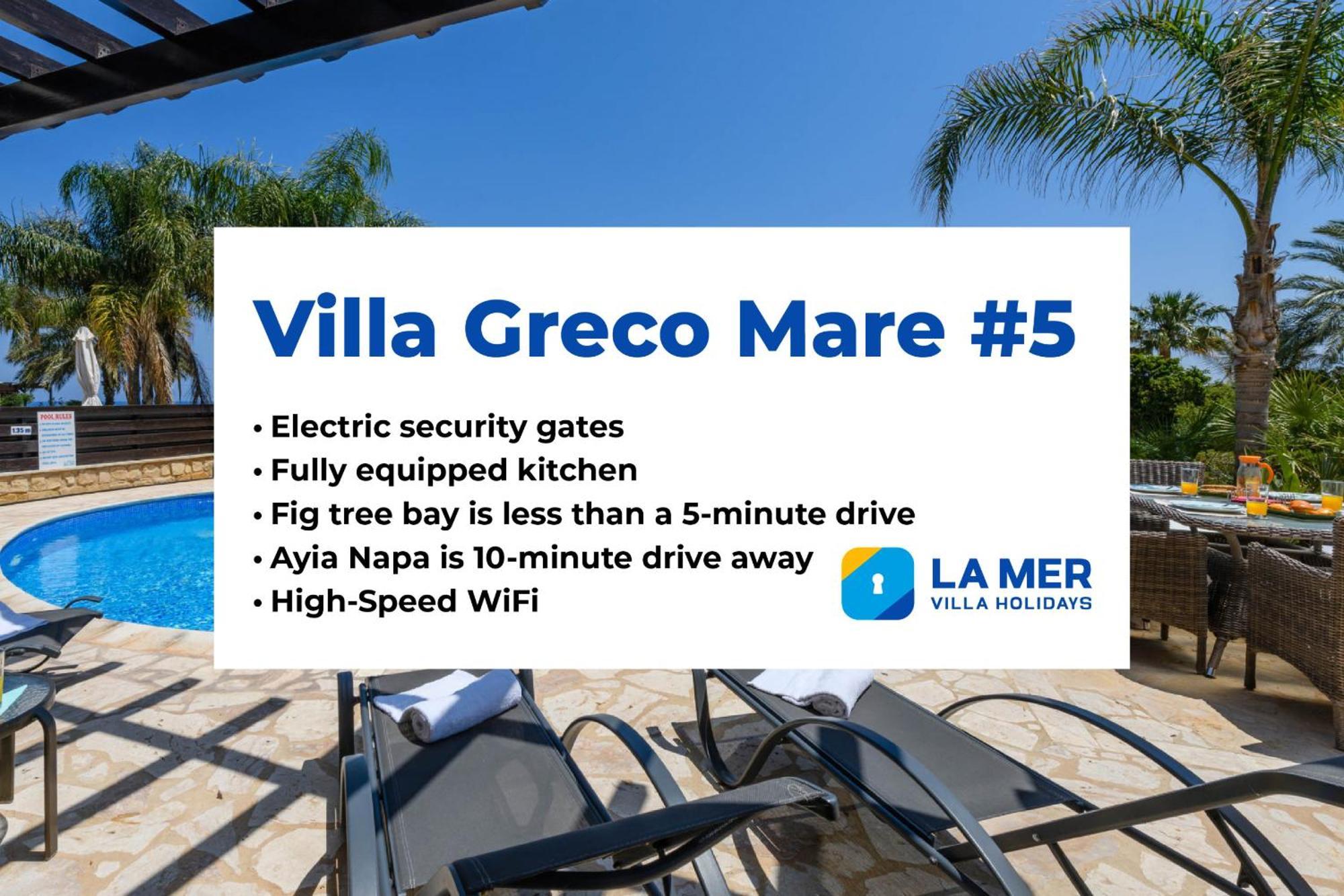 Villa Greco Mare #5 Protaras Exterior photo